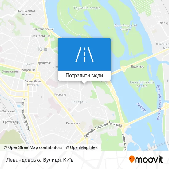 Карта Левандовська Вулиця