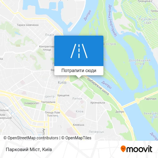 Карта Парковий Міст