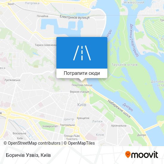 Карта Боричів Узвіз
