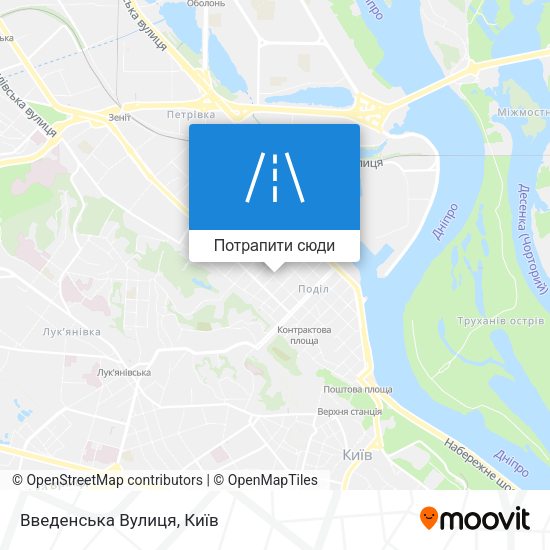 Карта Введенська Вулиця