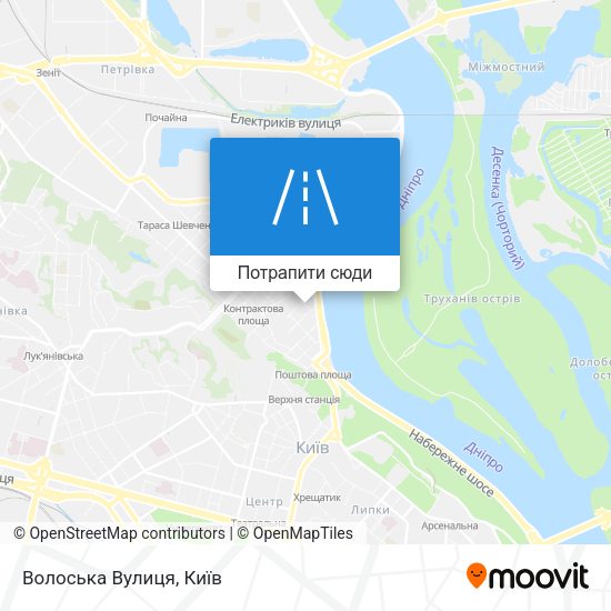 Карта Волоська Вулиця