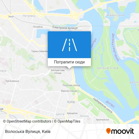 Карта Волоська Вулиця