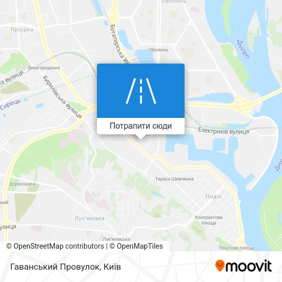 Карта Гаванський Провулок