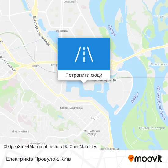 Карта Електриків Провулок