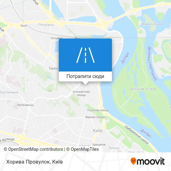 Карта Хорива Провулок