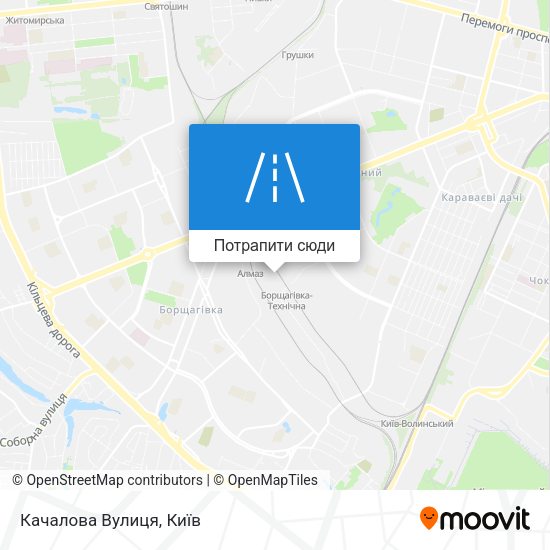 Карта Качалова Вулиця