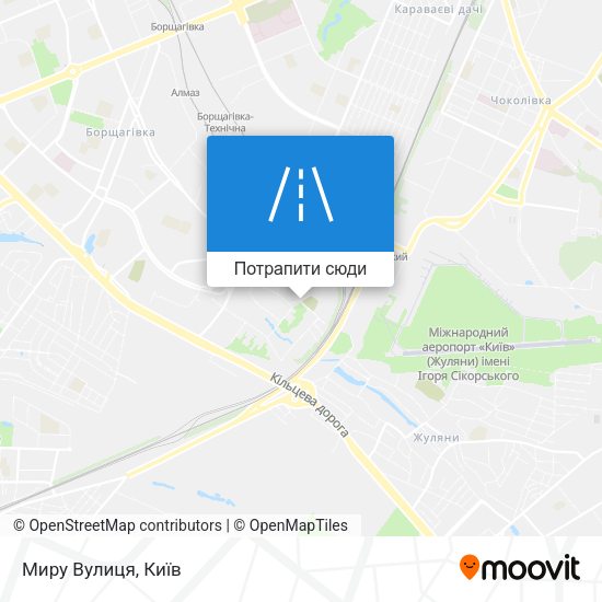 Карта Миру Вулиця