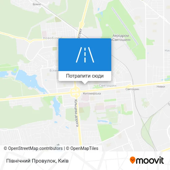 Карта Північний Провулок