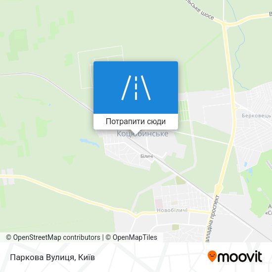 Карта Паркова Вулиця