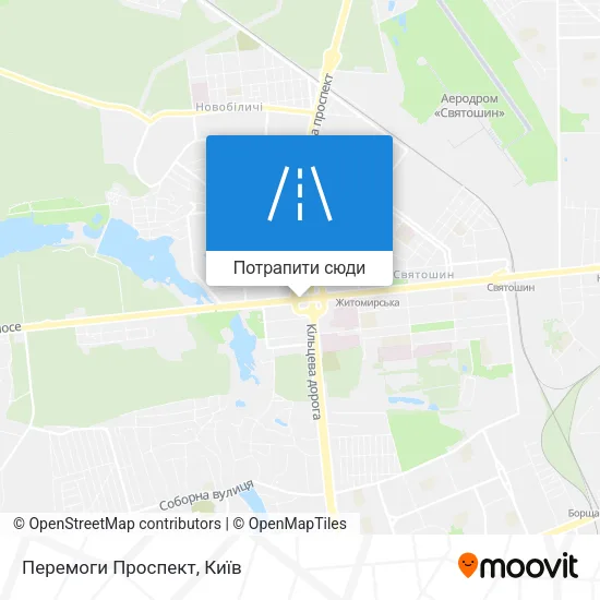Карта Перемоги Проспект