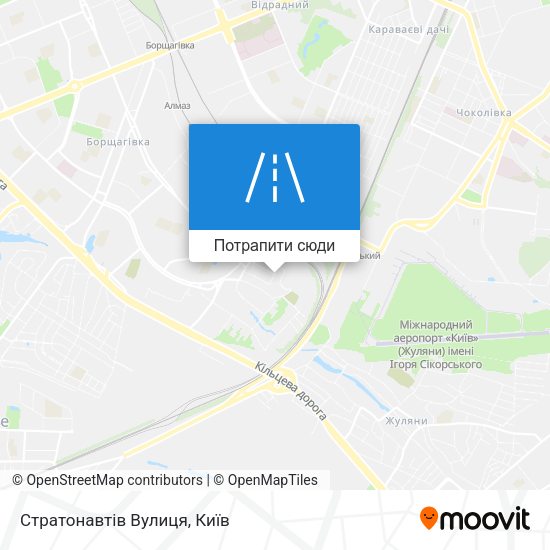Карта Стратонавтів Вулиця