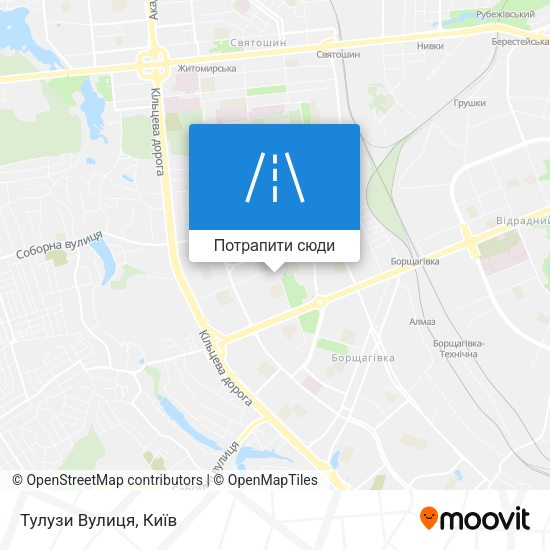 Карта Тулузи Вулиця