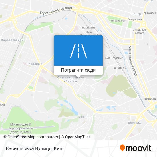 Карта Василівська Вулиця