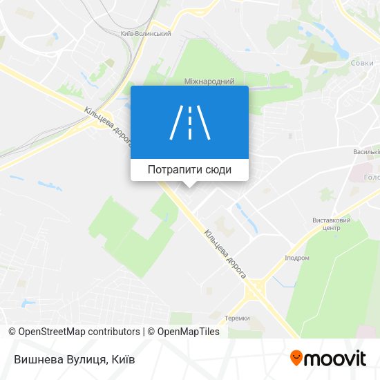 Карта Вишнева Вулиця