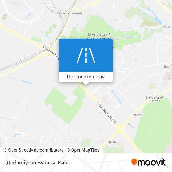 Карта Добробутна Вулиця