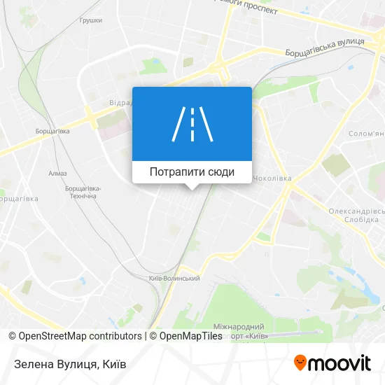 Карта Зелена Вулиця