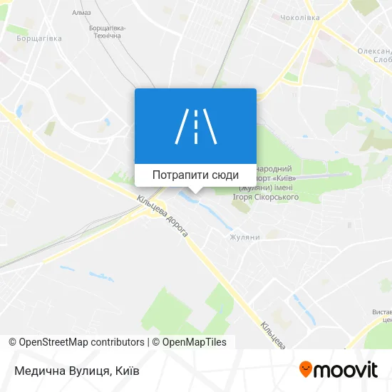 Карта Медична Вулиця