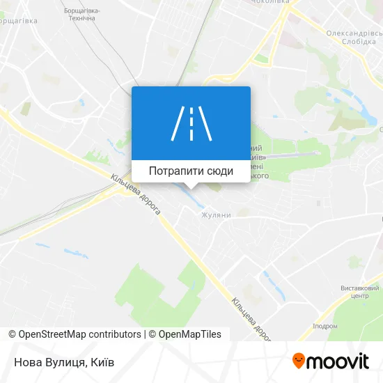 Карта Нова Вулиця