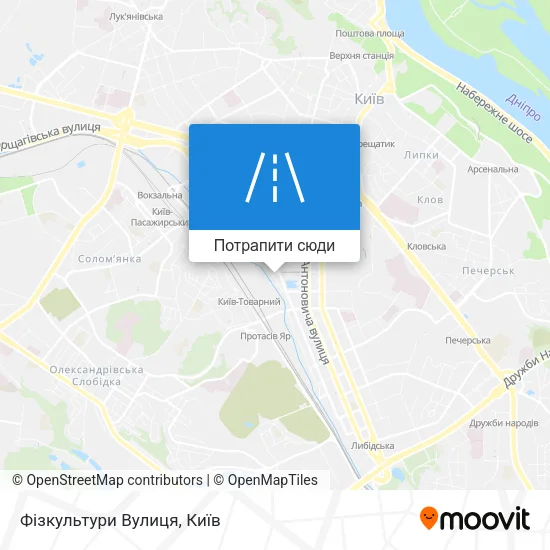 Карта Фізкультури Вулиця