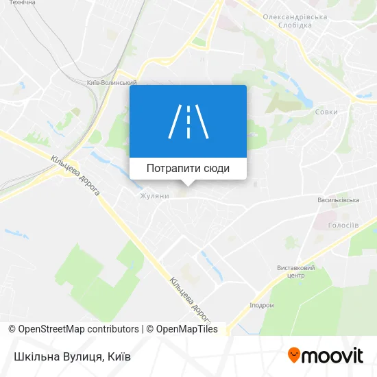 Карта Шкільна Вулиця