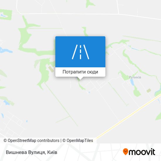 Карта Вишнева Вулиця