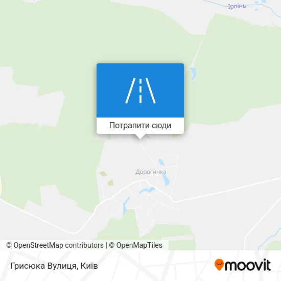 Карта Грисюка Вулиця