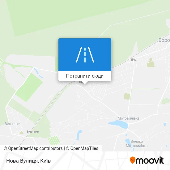 Карта Нова Вулиця