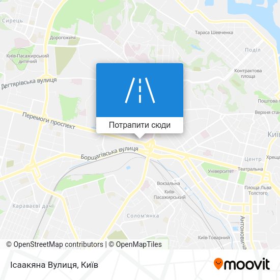 Карта Ісаакяна Вулиця