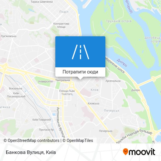 Карта Банкова Вулиця