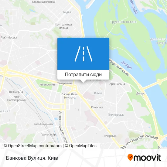 Карта Банкова Вулиця