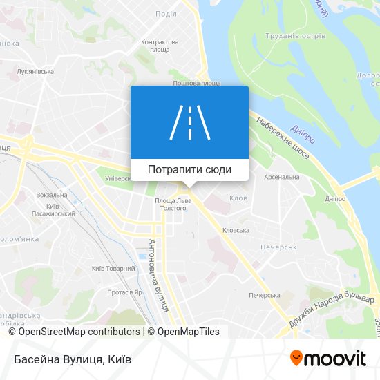 Карта Басейна Вулиця