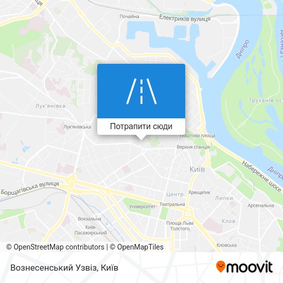 Карта Вознесенський Узвіз