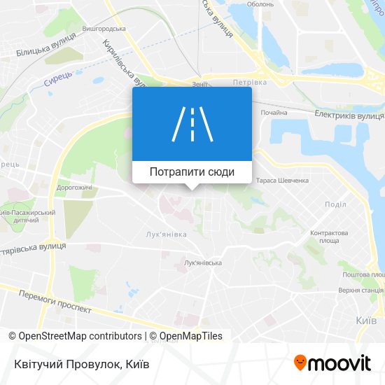 Карта Квітучий Провулок