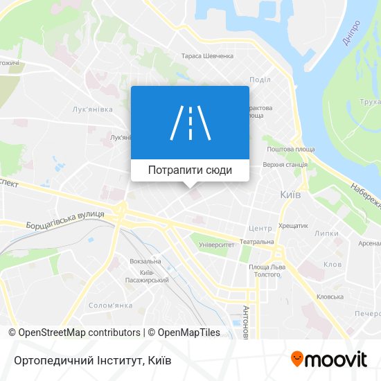 Карта Ортопедичний Інститут