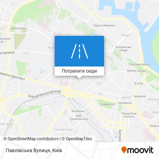 Карта Павлівська Вулиця