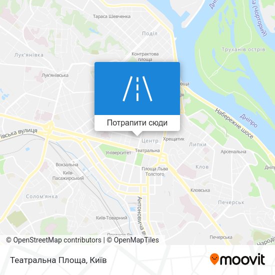 Карта Театральна Площа