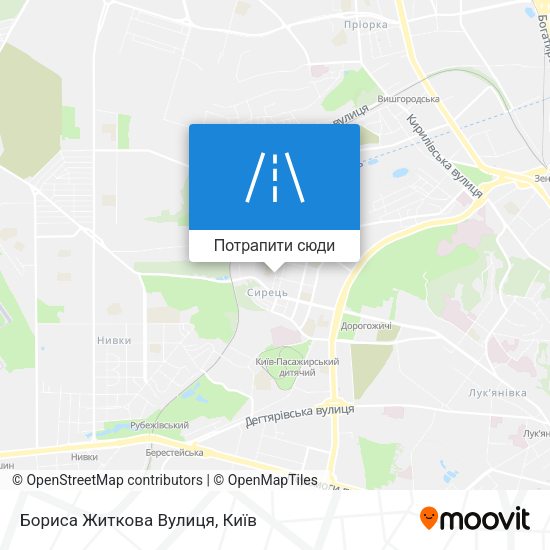 Карта Бориса Житкова Вулиця