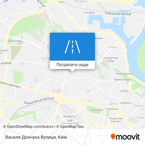 Карта Василя Дончука Вулиця