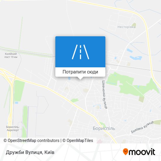 Карта Дружби Вулиця