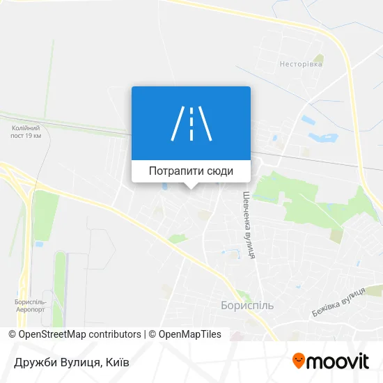 Карта Дружби Вулиця