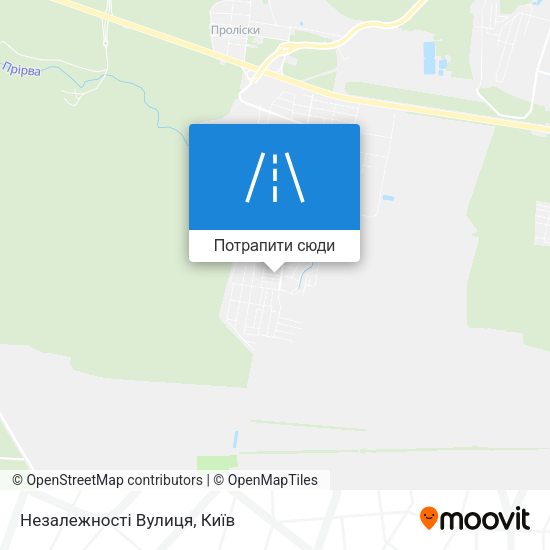 Карта Незалежності Вулиця