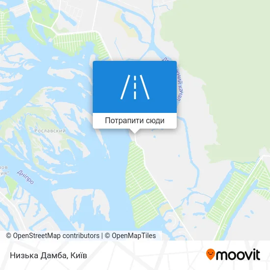 Карта Низька Дамба