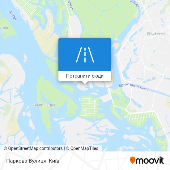 Карта Паркова Вулиця