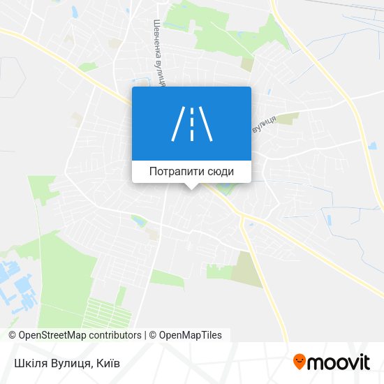 Карта Шкіля Вулиця