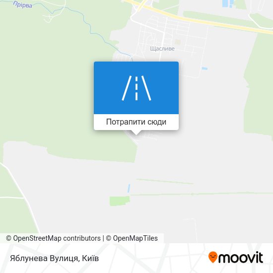 Карта Яблунева Вулиця