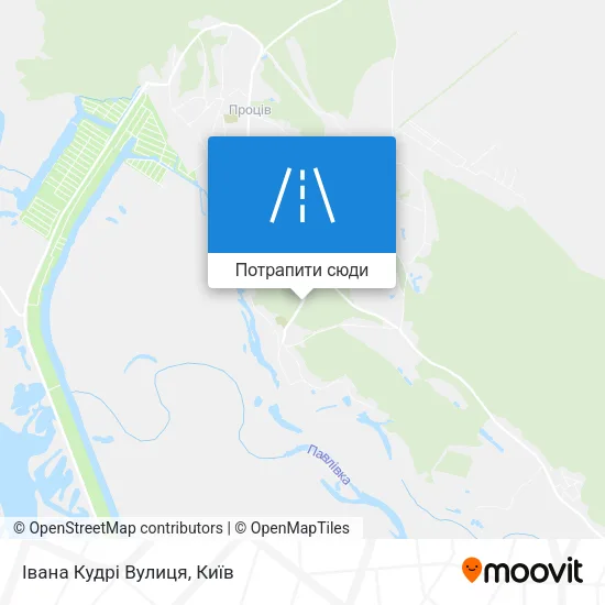 Карта Івана Кудрі Вулиця