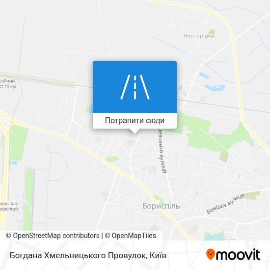 Карта Богдана Хмельницького Провулок