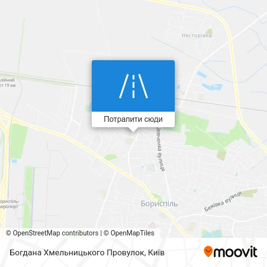 Карта Богдана Хмельницького Провулок