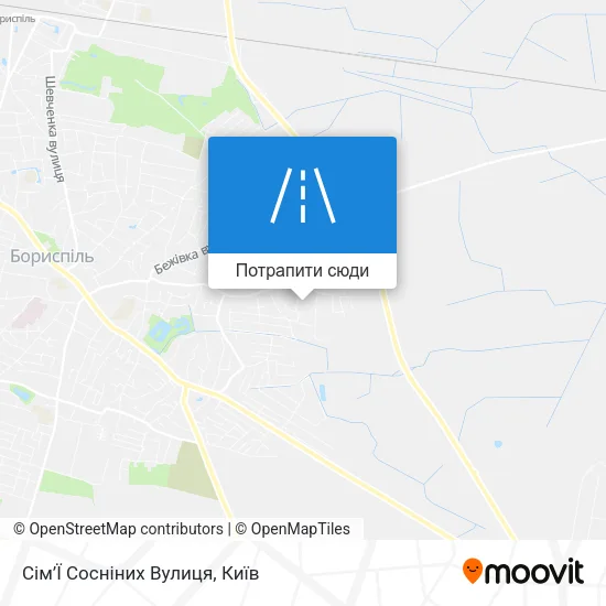 Карта Сім’Ї Сосніних Вулиця