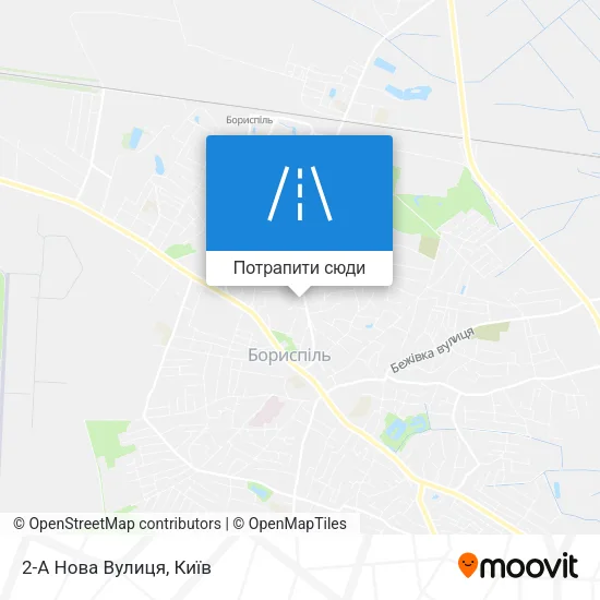 Карта 2-А Нова Вулиця